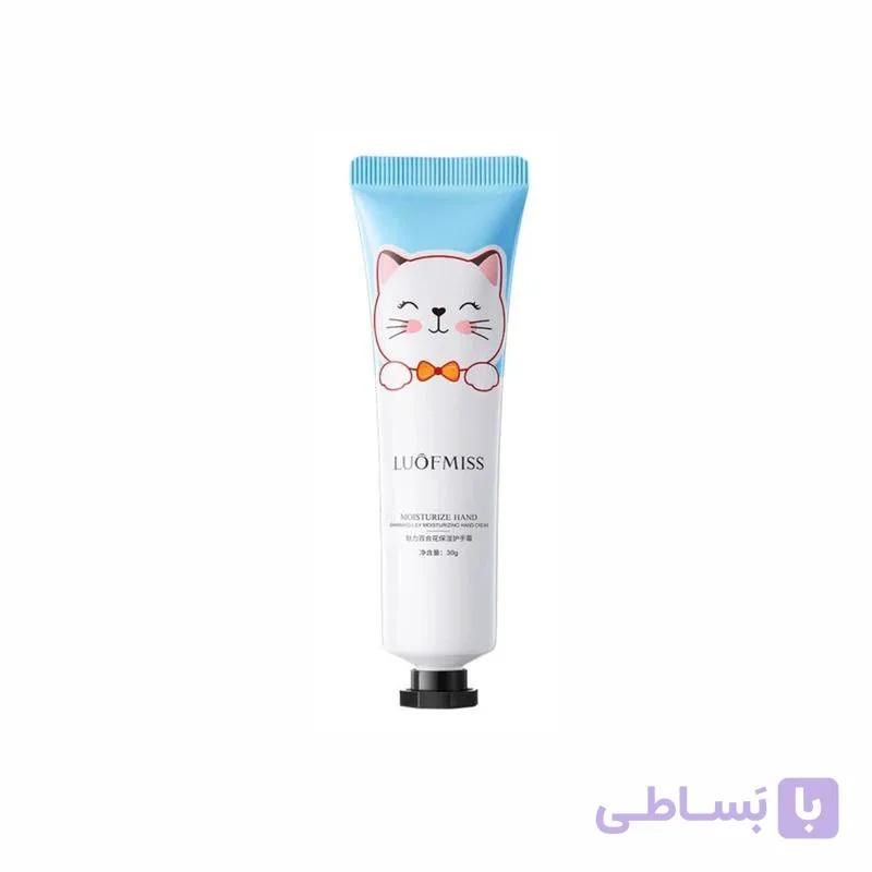 کرم مرطوب کننده دست مدل Cute Cat حجم 30 میلی لیتر مجموعه 5 عددی