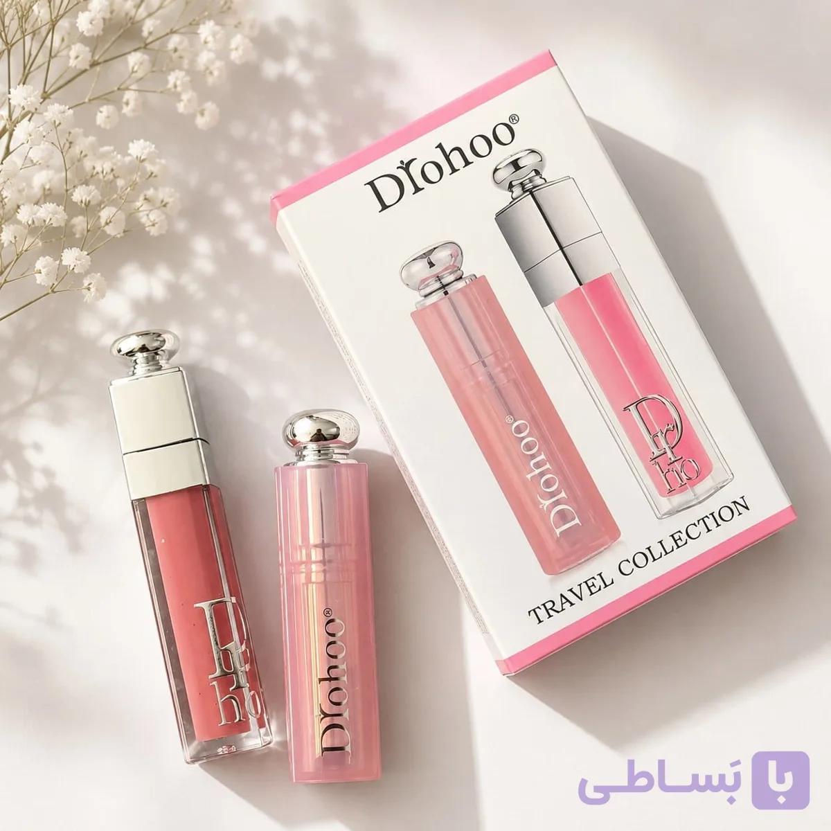 ست لیپ گلاس و بالم لب دورهو Drohoo — تصویر 1