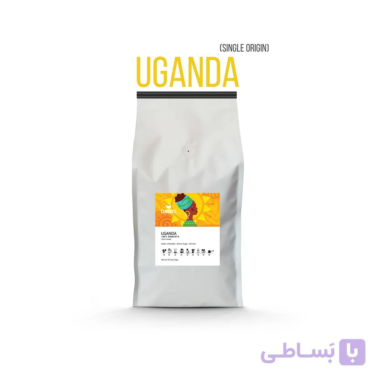 دانه قهوه اربل مدل اوگاندا روبوستا