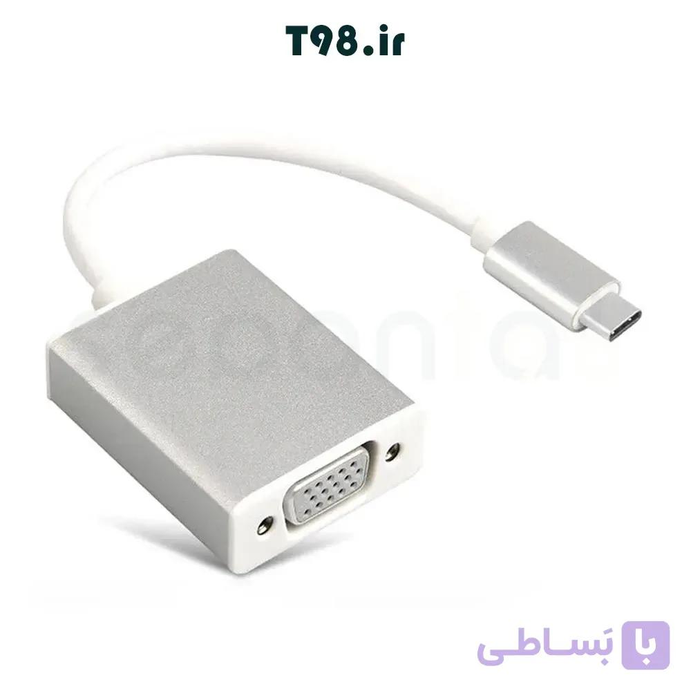مبدل Type-C به VGA ای نت (Type-C To VGA) — تصویر 1