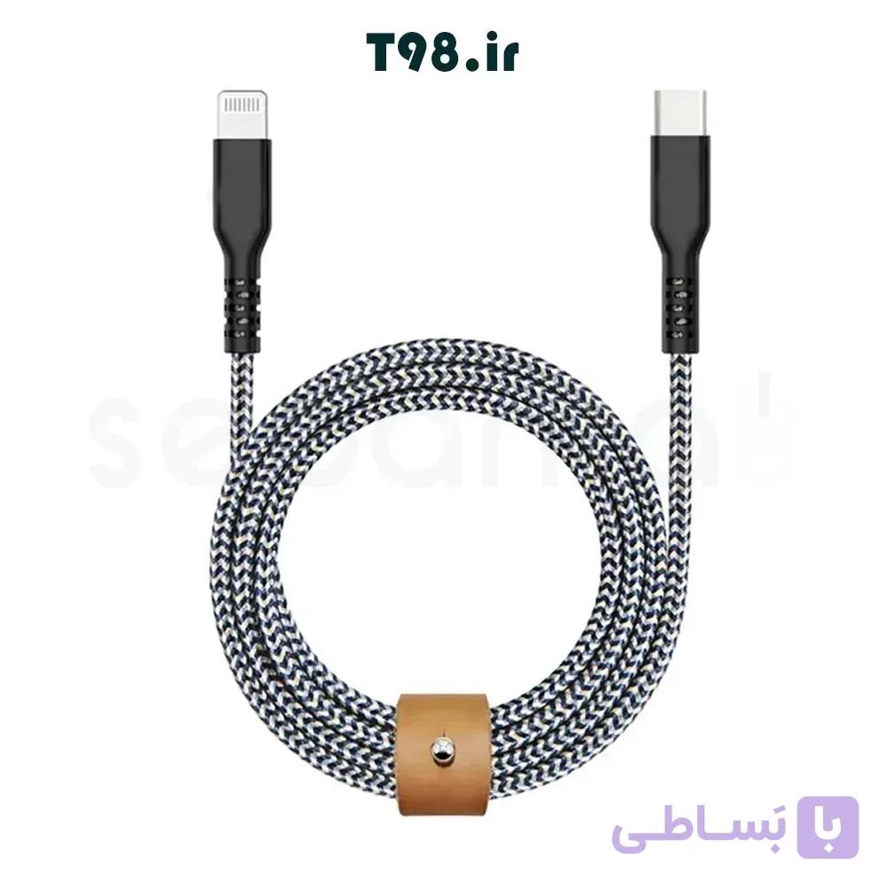 کابل شارژ آیفون Type-C به Lightning مدل JKX-B114 با قابلیت سوپر فست شارژ — تصویر 1