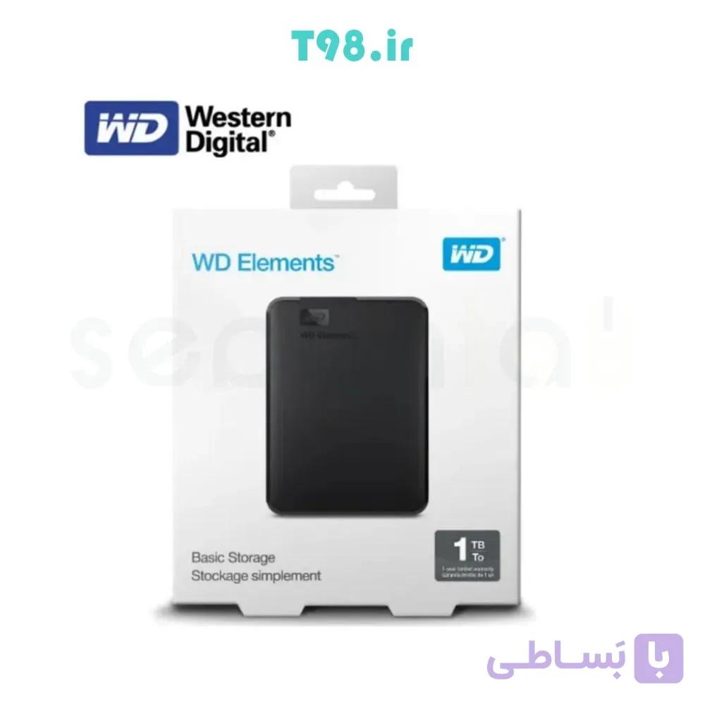 هارد اکسترنال 1 ترابایت وسترن دیجیتال مدل WD Elements — تصویر 1