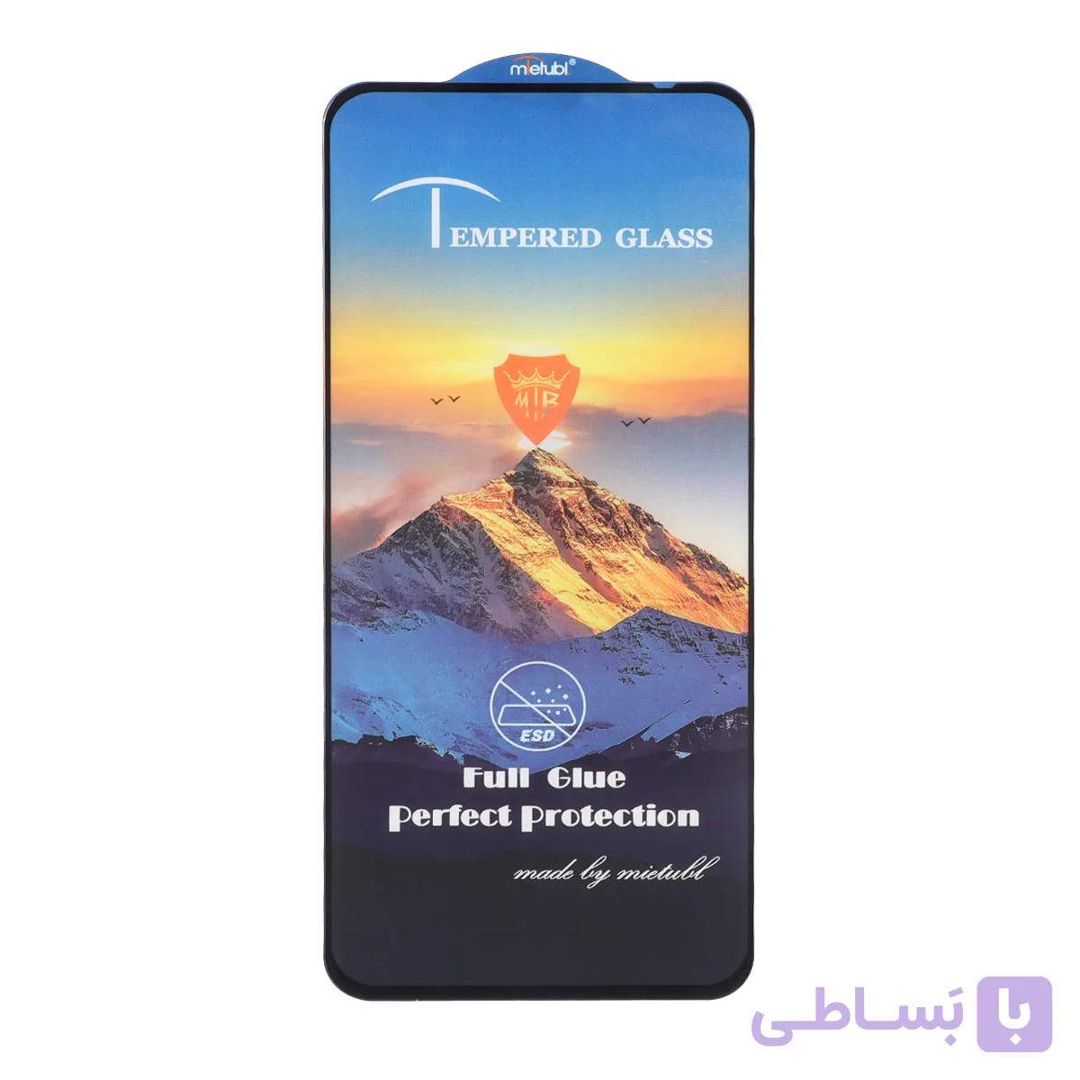 گلس و محافظ صفحه نمایش شیشه ای Full Cover ESD Mountain Mietubl مدل Xiaomi Redmi 12 / Redmi 13X / Redmi 13 4G / Poco M6 Pro 5G / Poco M6 4G