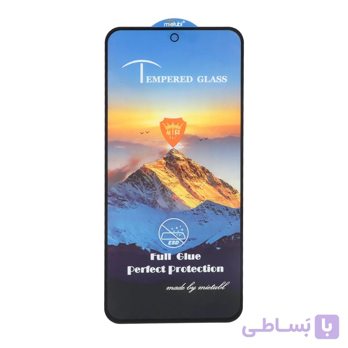 گلس و محافظ صفحه نمایش شیشه ای Full Cover ESD Mountain Mietubl مدل Samsung Galaxy A27 / A35 / A55