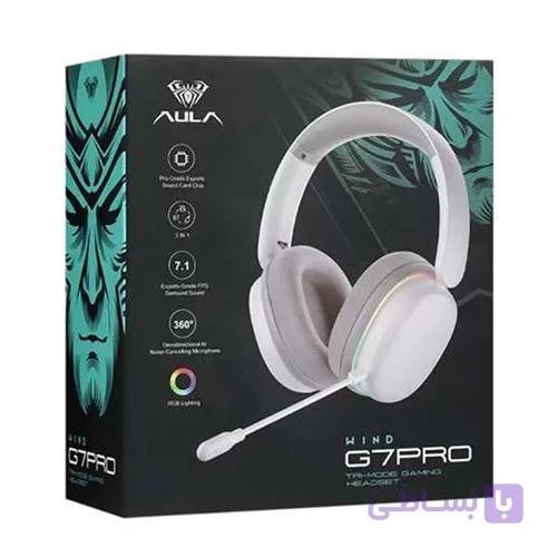 هدست گیمینگ بی سیم بلوتوثی آئولا مدل AULA G7 PRO