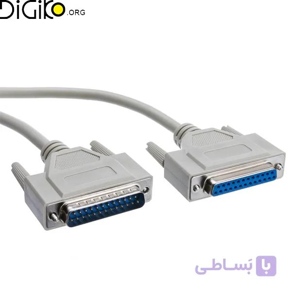 کابل پارالل نر و ماده 25پین مینی تک 1.5 متری — تصویر 1