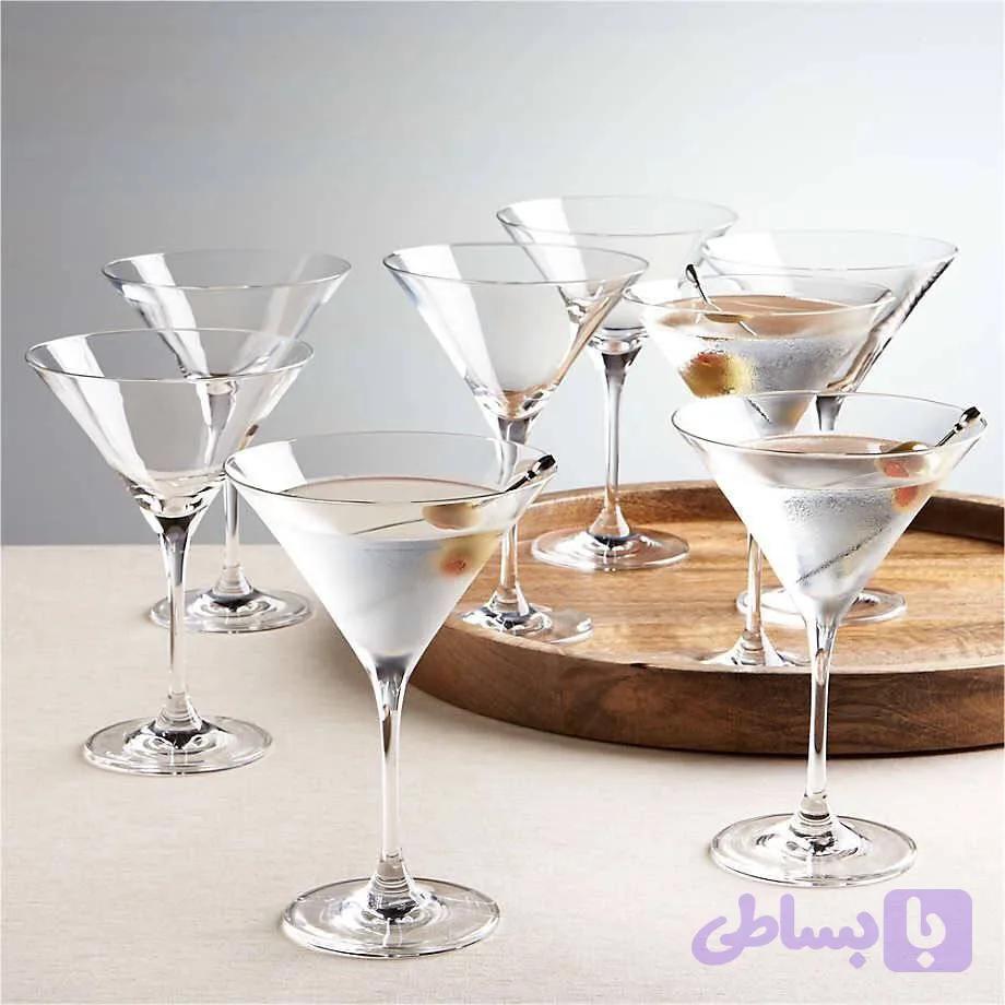 گیلاس مارتینی پایه بلند Enoteca محصول Paşabahçe ترکیه🇹🇷🇹🇷🇹🇷 جنس:کریستالین فوق‌العاده شفاف و براق