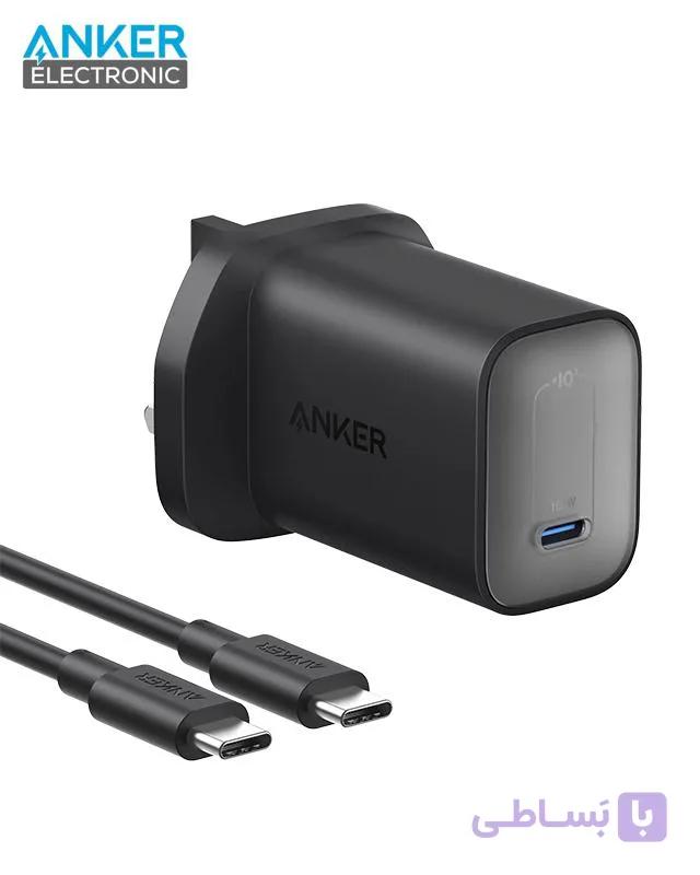 شارژر دیواری انکر Anker Nano Charger 100W B2679 پلاگ سه پین — تصویر 1