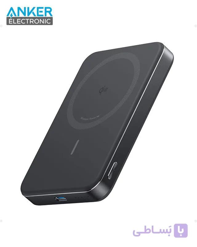 پاوربانک مگ سیف 10000 میلی آمپر انکر Anker MagGo 10000mAh 7.5W Power Bank A1664 — تصویر 1