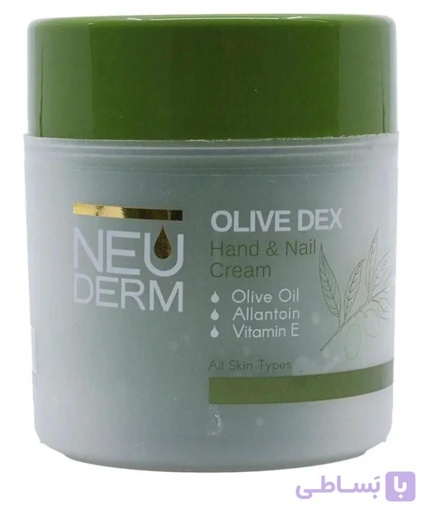 کرم مرطوب کننده دست و ناخن نئودرم Olive Dex ۱۵۰ میلی‌لیتر