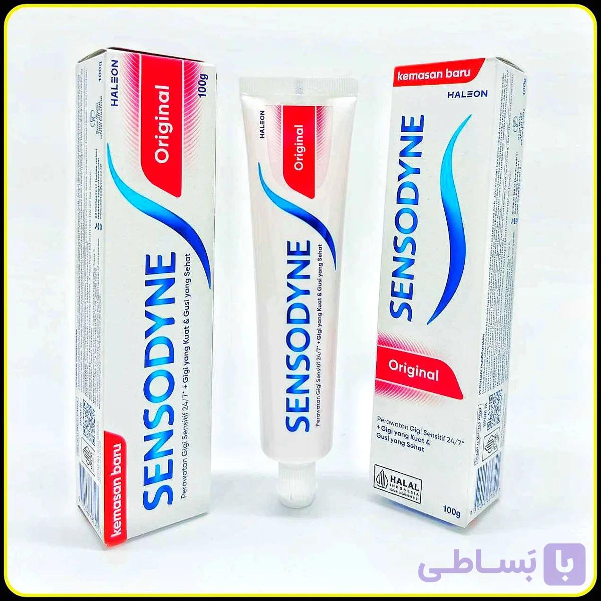 خمیر دندان سنسوداین اورجینال 100 گرم Sensodyne Original برای دندان‌های حساس — تصویر 1