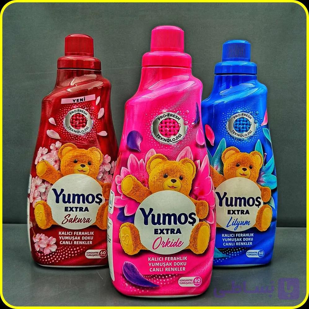نرم‌کننده لباس یوموش اکسترا ۱۴۴۰ میلی‌لیتر Yumos Extra Fabric Softener — تصویر 1