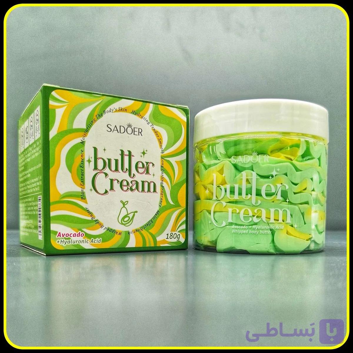 کره بدن سادور ۱۸۰ گرم با رایحه‌های متنوع | SADOER Body Butter & Body Lotion — تصویر 1