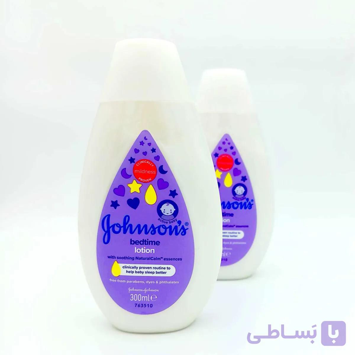 لوسیون کودک جانسون مدل  Johnson’s Bedtime Lotion 300ml — تصویر 1