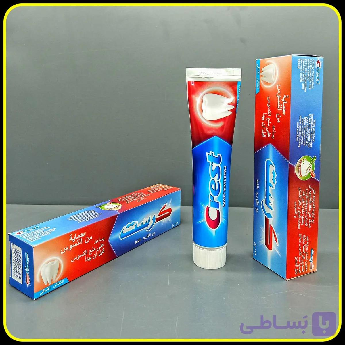 خمیردندان کرست محافظت از پوسیدگی دندان ۱۲۵ میلی‌لیتر | Crest Cavity Protection Extra Fresh Toothpaste — تصویر 1