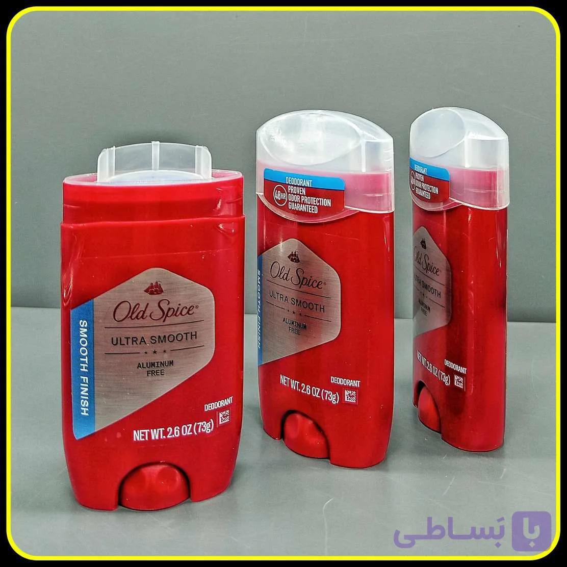 دئودورانت اولد اسپایس اولترا اسموت Old Spice Ultra Smooth بدون آلومینیوم ۷۳ گرم — تصویر 1