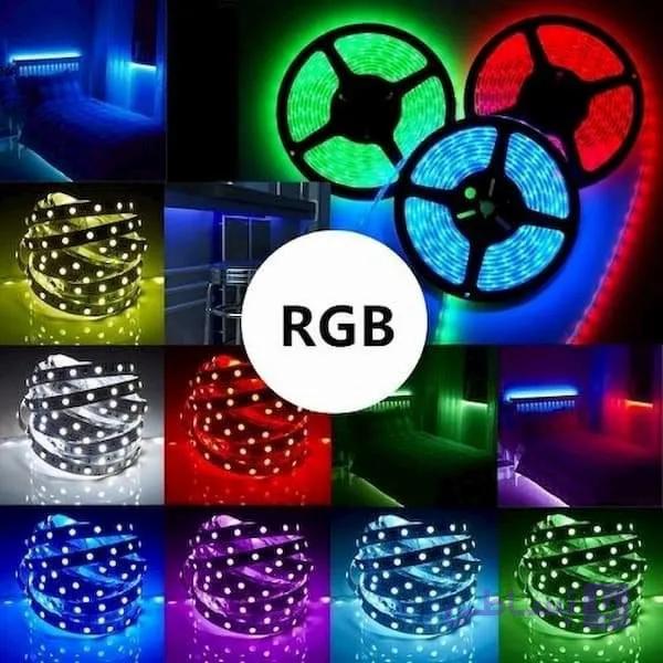 ریسه شلنگی ال ای دی RGB هفت رنگ