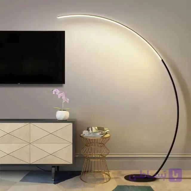 آباژور منحنی ایستاده سه حالته
