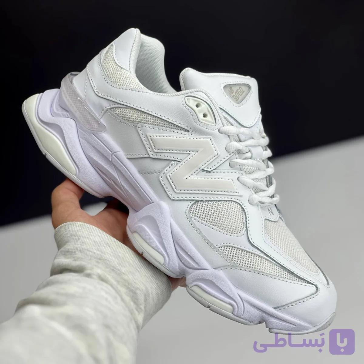 کتونی نیوبالانس ۹۰۶۰ سفید New Balance 9060 White — تصویر 1