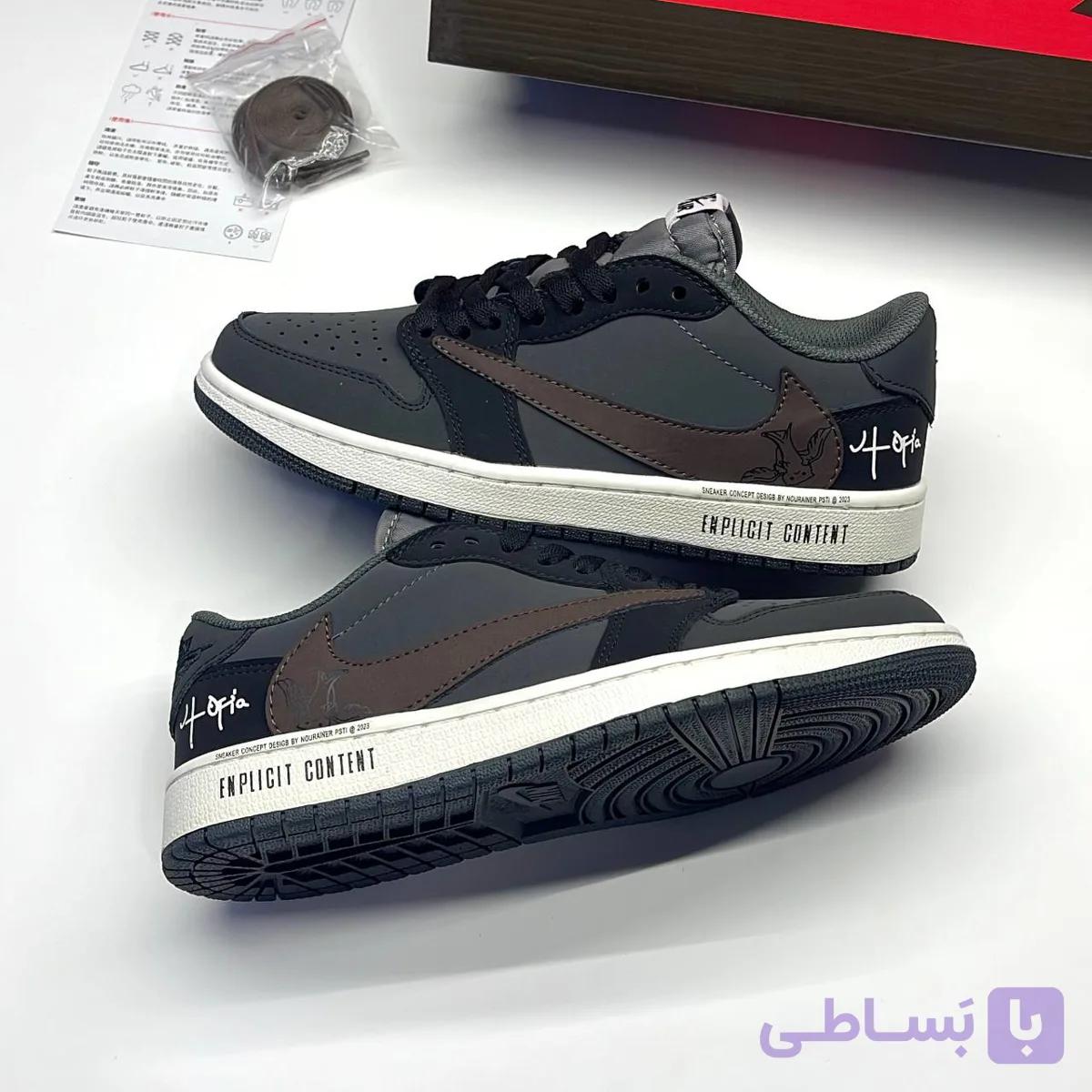کفش نایک ایر جردن ۱ لو تراویس اسکات یوتوپیا Nike Air Jordan 1 Low Travis Scott Utopia — تصویر 1