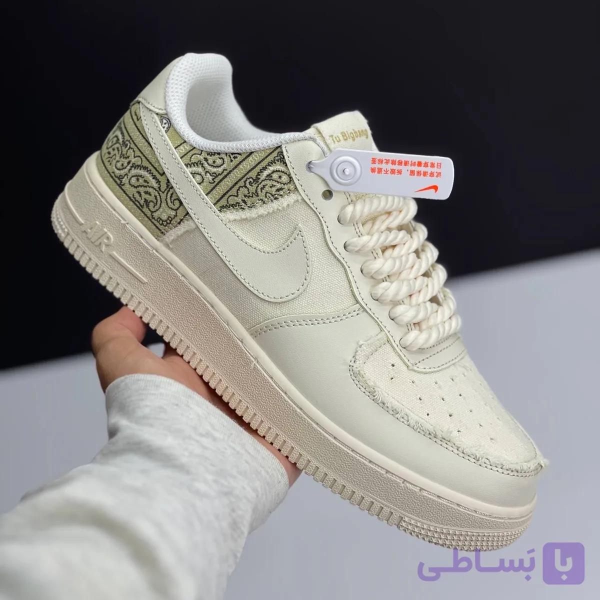 نایک ایر فورس وان بیگ بنگ کرم Nike Air Force 1 Big Bang Cream — تصویر 1