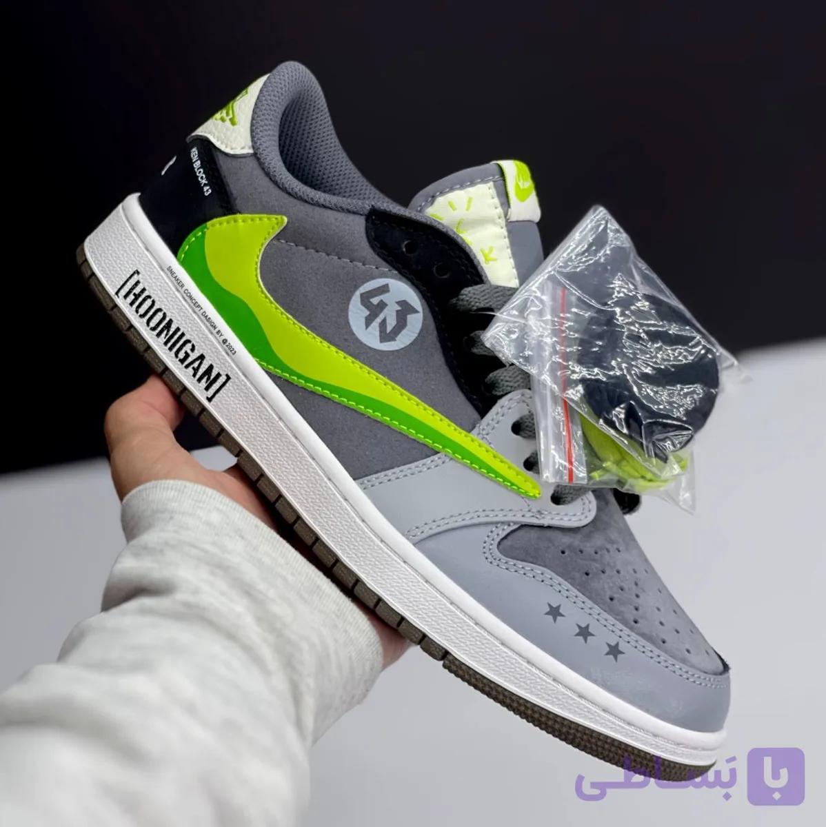 کفش نایک ایر جردن ۱ کن بلاک هونگیان Nike Air Jordan 1 Ken Block Hongyan — تصویر 1
