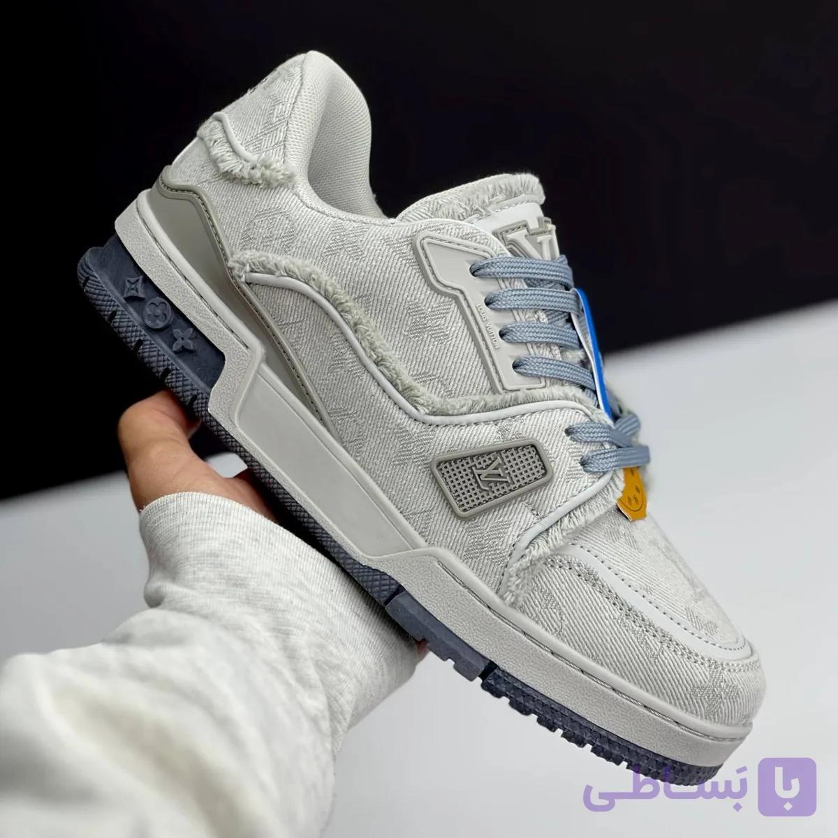 لویی ویتون ترینر طوسی Louis Vuitton Trainer Grey — تصویر 1