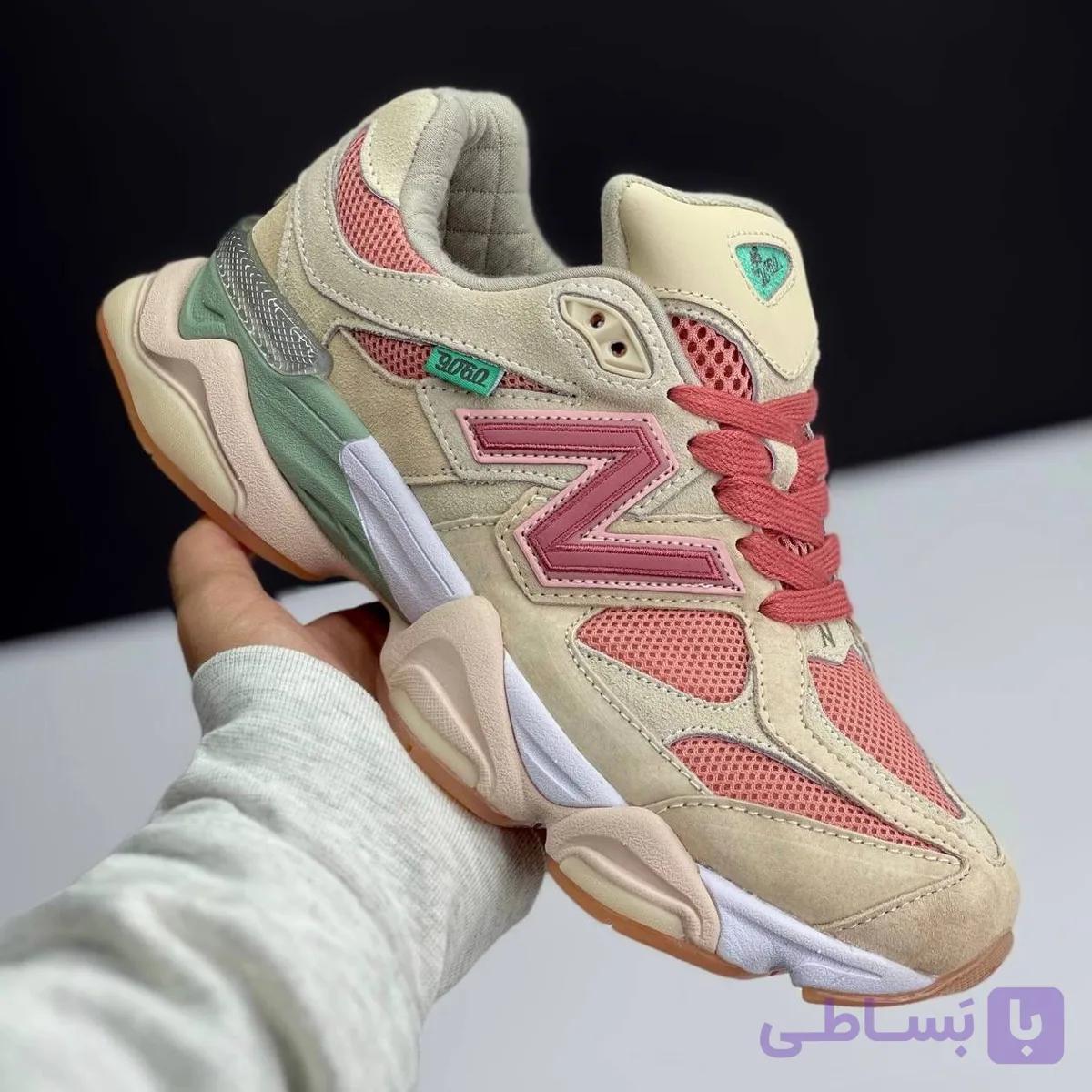 کتونی نیوبالانس ۹۰۶۰ صورتی New Balance 9060 Pink — تصویر 1