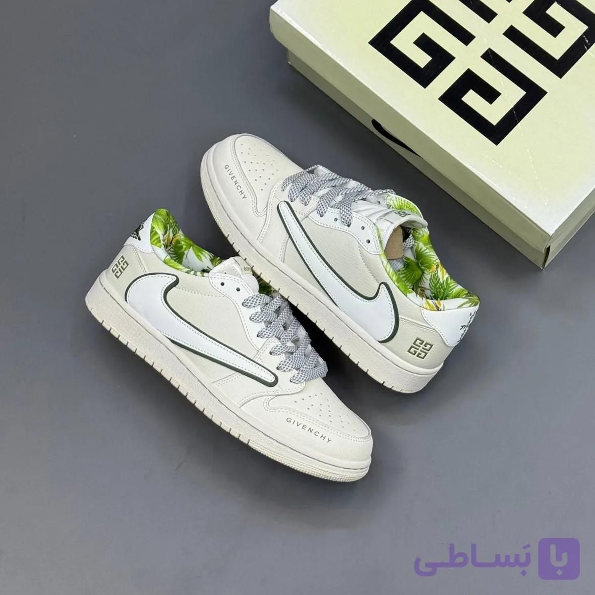 کفش نایک ایر جردن وان لو تراویس اسکات ژیوانشی Nike Air Jordan 1 Low Travis Scott Givenchy — تصویر 1