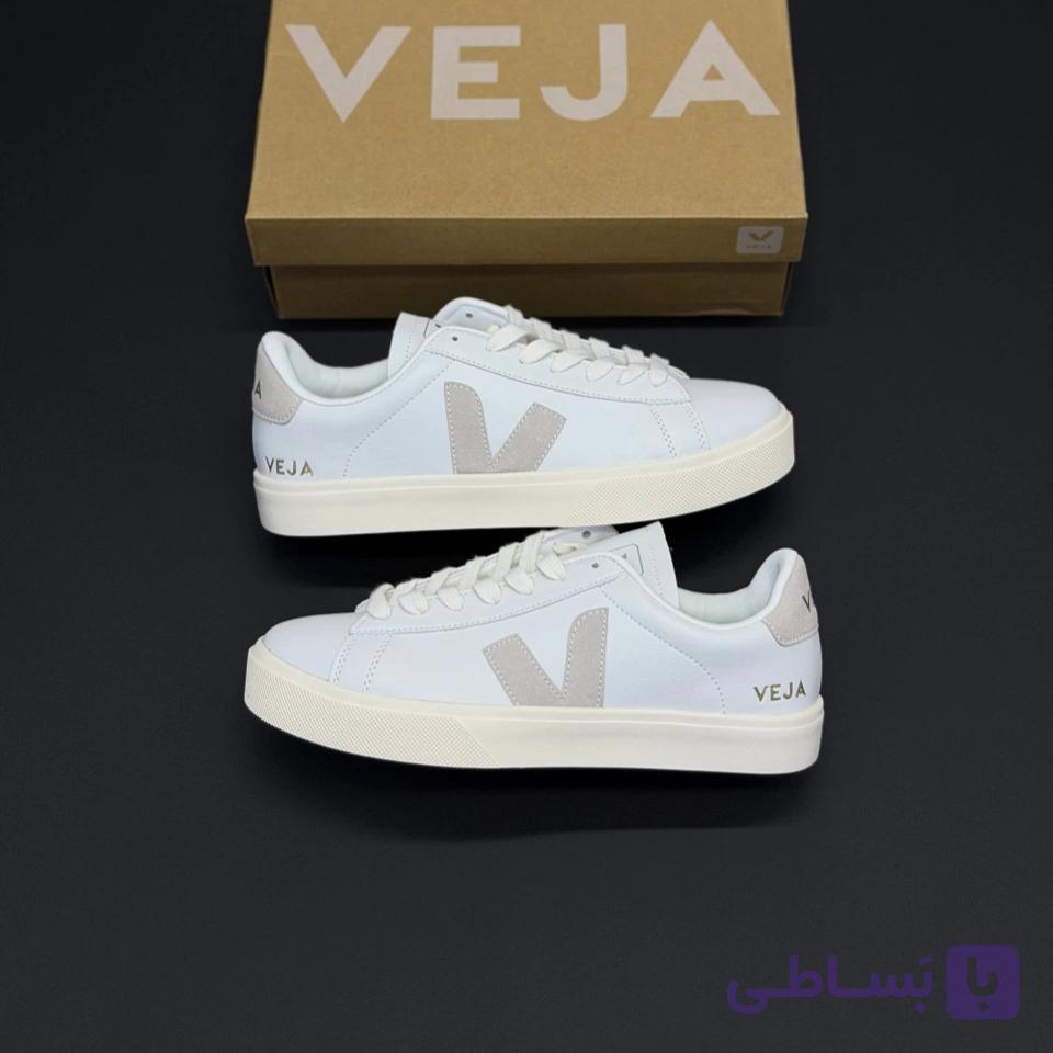 کفش وجا کامپو سفید کرم Veja Campo White Cream — تصویر 1