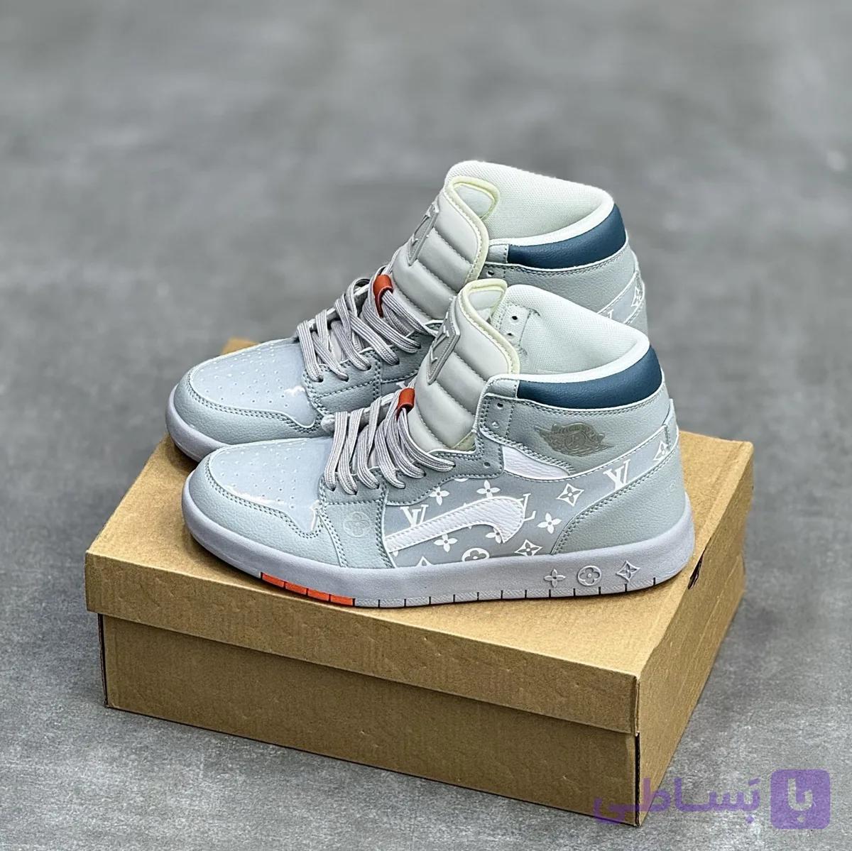 کفش نایک جردن وان ساقدار لویی ویتون Nike Air Jordan 1 High Louis Vuitton — تصویر 1