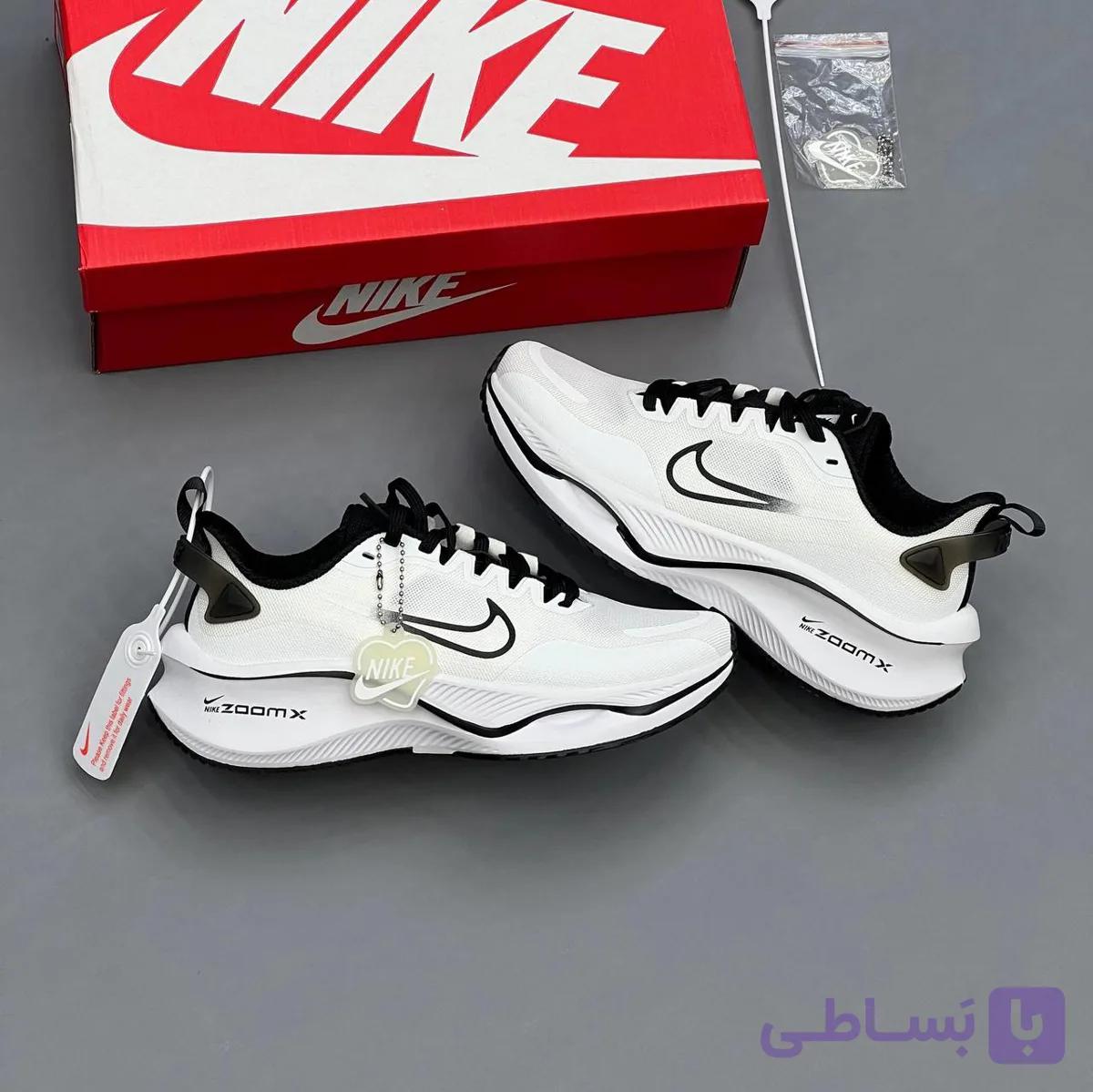 کفش نایک زوم ایکس قلبی سفید مشکی Nike ZoomX Heart White Black — تصویر 1