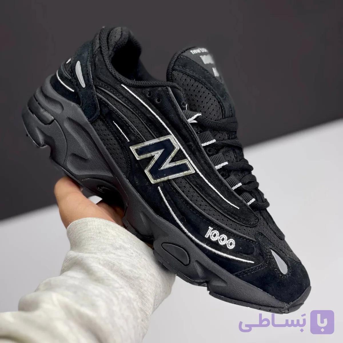 کفش نیو بالانس ۱۰۰۰ مشکی New Balance 1000 Black — تصویر 1