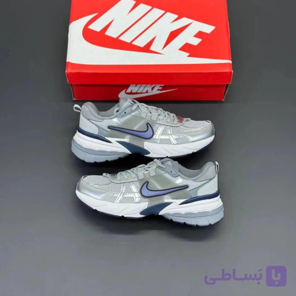 کفش نایک وی تو کی نقره‌ای آبی Nike V2K Silver Blue — تصویر 1