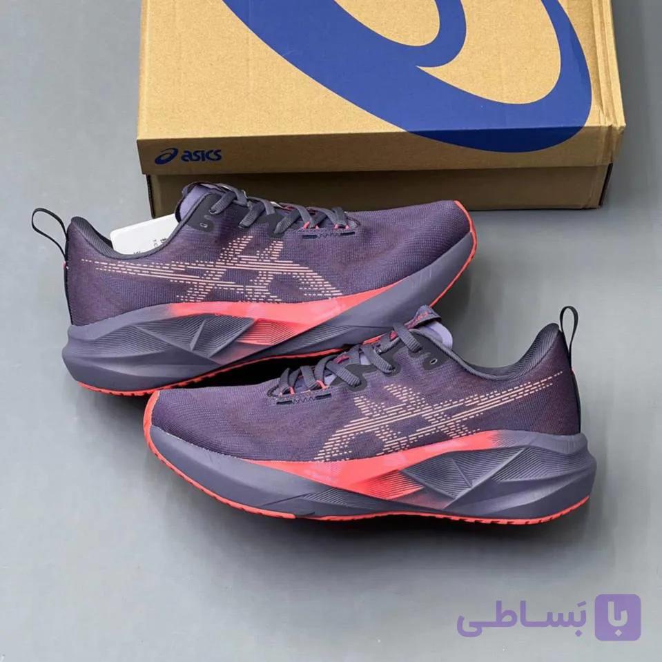 کفش اسیکس نووا بلاست ۵ بنفش Asics Novablast 5 Purple — تصویر 1