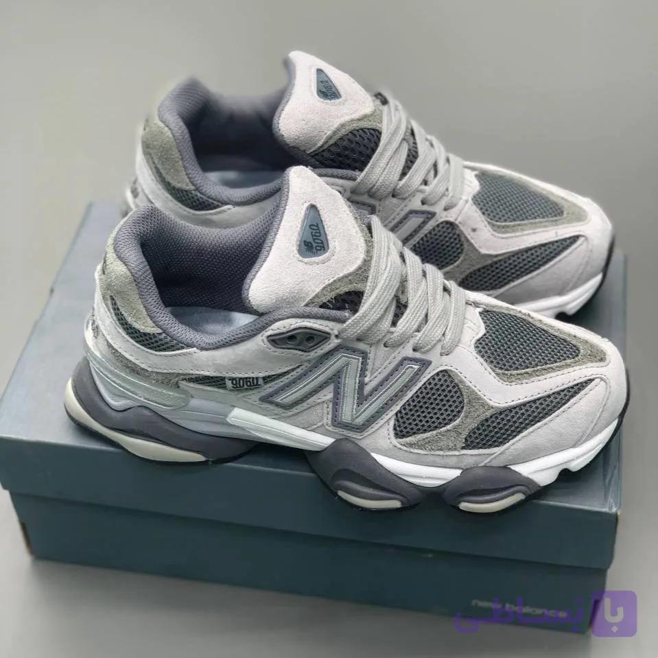 کفش نیوبالانس 9060 خاکستری طوسی New Balance 9060 Grey — تصویر 1