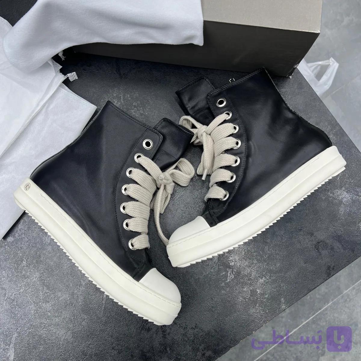 کفش ریک اونز جامبولیس ساقدار Rick Owens Jumbo Laces High — تصویر 1