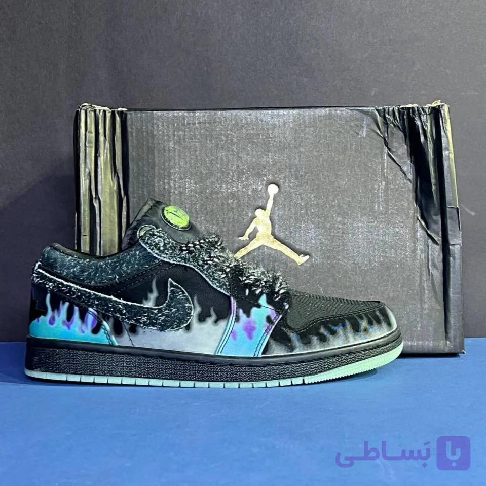 کفش نایک ایر جردن وان لو فورتون فلای هالووین Nike Air Jordan 1 Low Fortune Fly Halloween — تصویر 1