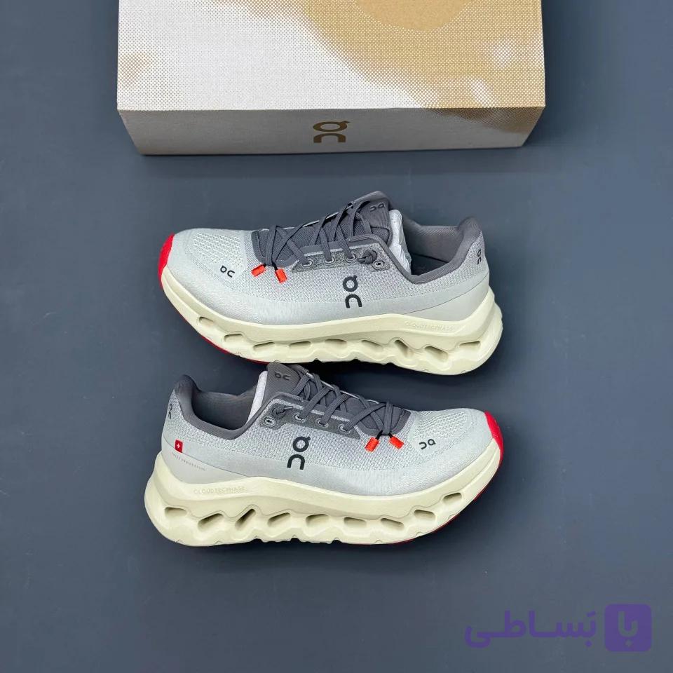 کفش آن رانینگ QC Loewe Cloudtilt طوسی سفید On Running QC Loewe Cloudtilt Grey White — تصویر 1