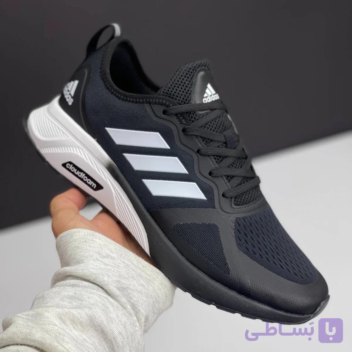 کفش آدیداس کلود فوم TND مشکی سفید Adidas Cloudfoam TND Black White — تصویر 1