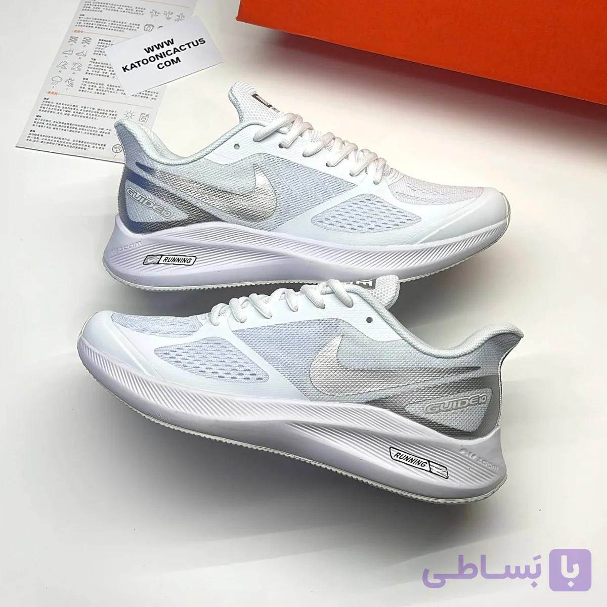 نایک گاید سفید نقره‌ای Nike Guide White Silver — تصویر 1