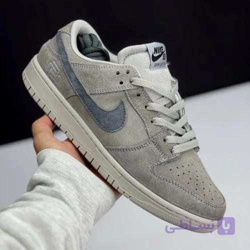 کفش نایک اس بی دانک لو ریگنینگ چمپ طوسی تیره Nike SB Dunk Low Reigning Champ Dark Grey — تصویر 1