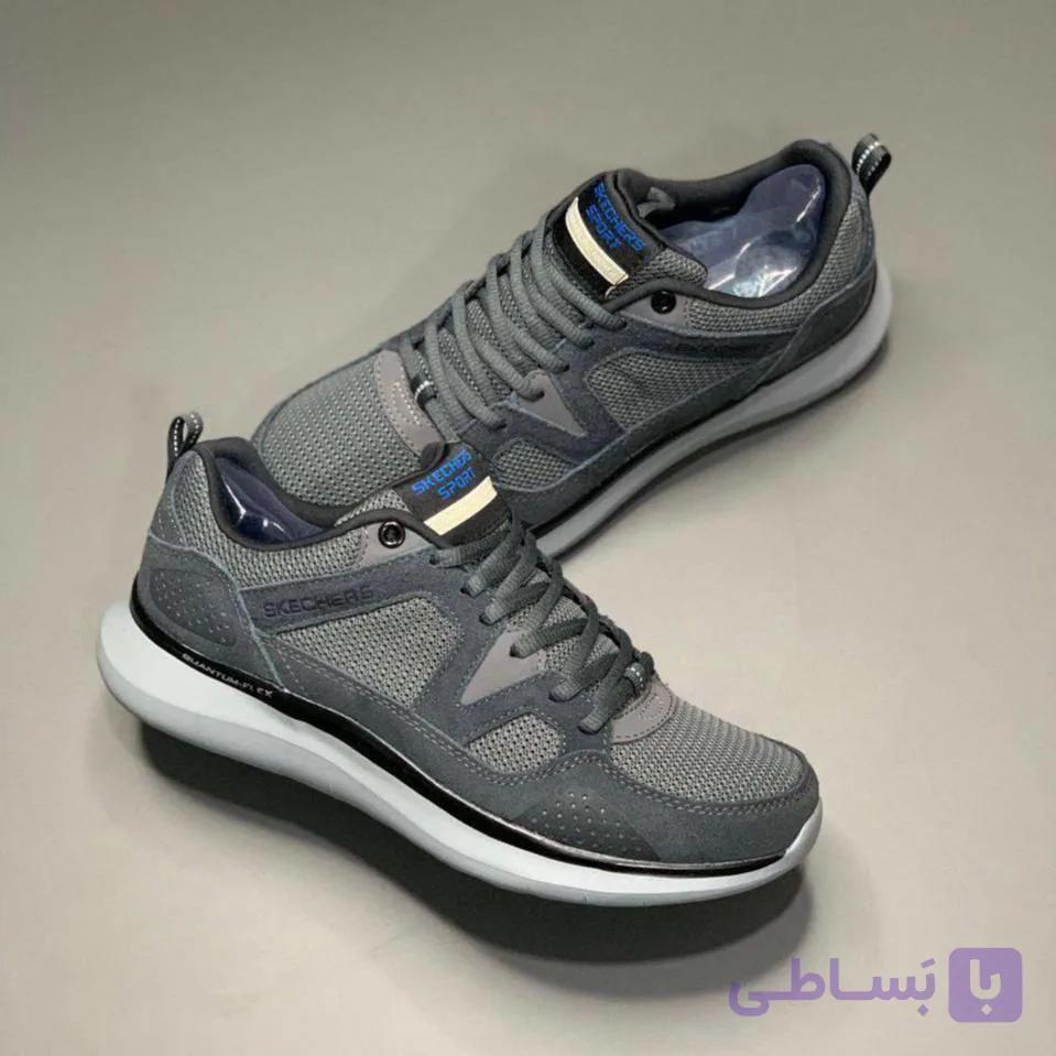 کفش اسکیچرز کوانتوم فلکس خاکستری Skechers Quantum Flex Gray — تصویر 1