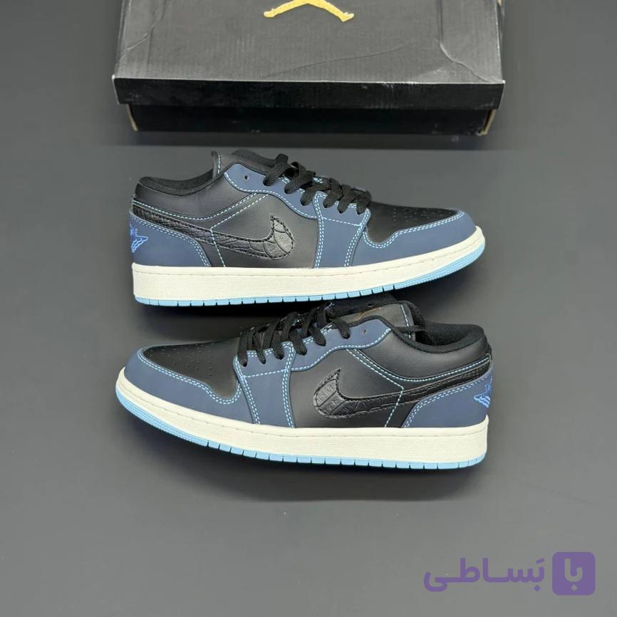 کفش نایک ایر جردن وان لو دارک ابسیدین Nike Air Jordan 1 Low Dark Obsidian — تصویر 1