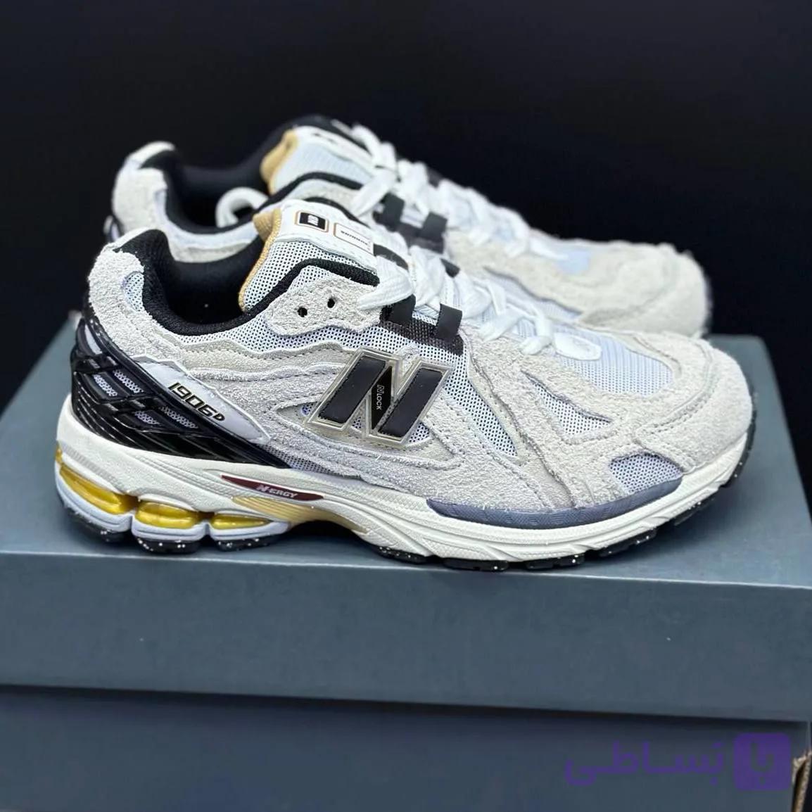 کفش نیوبالانس 1906 کرم مشکی New Balance 1906 Cream Black — تصویر 1
