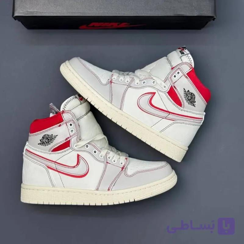 کفش نایک ایر جردن وان ساقدار رترو فانتوم جیم رد Nike Air Jordan 1 High Retro Phantom Gym Red — تصویر 1