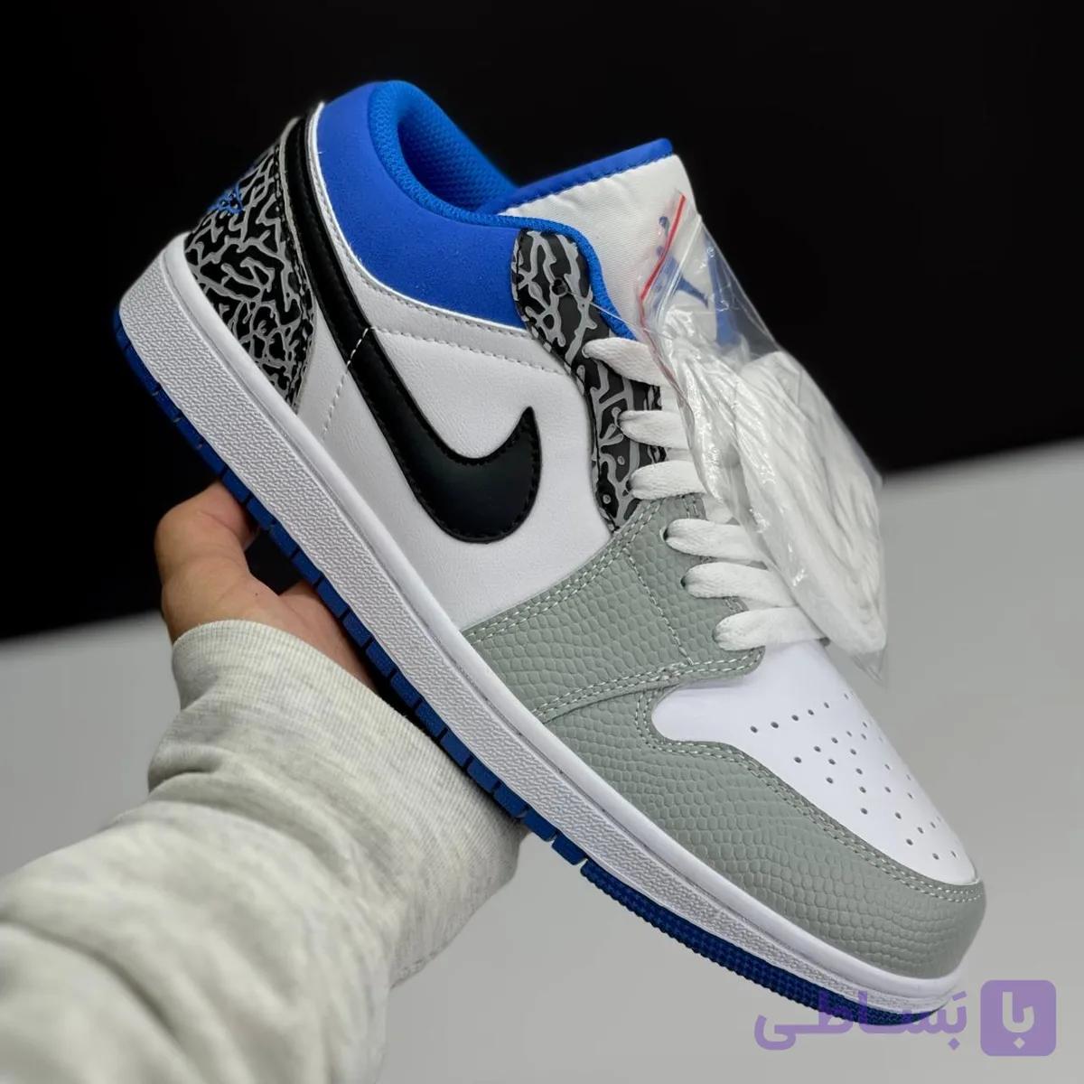 کفش نایک ایر جردن وان لو ترو بلو | Nike Air Jordan 1 Low True Blue — تصویر 1