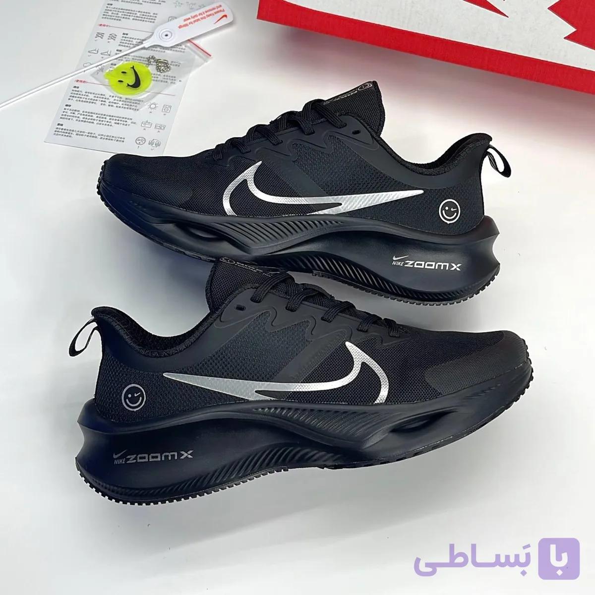 نایک زوم ایکس طرح لبخند مشکی صورتی Nike ZoomX Smile Black Pink — تصویر 1