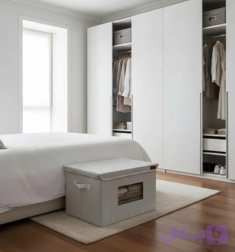 باکس و نظم دهنده لباس راه راه سایز 4