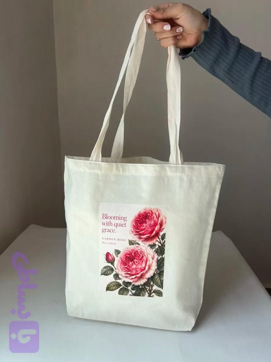 توت بگ‌ (ساک پارچه ای ) گل